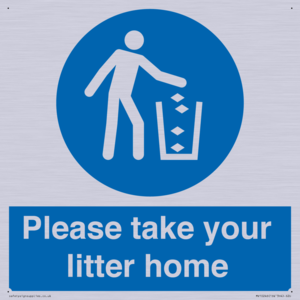 Please take your litter home